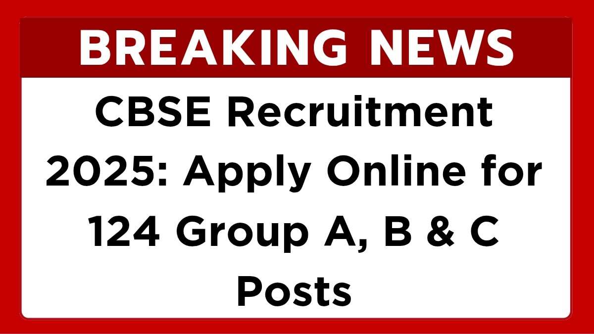 CBSE-Recruitment-2025